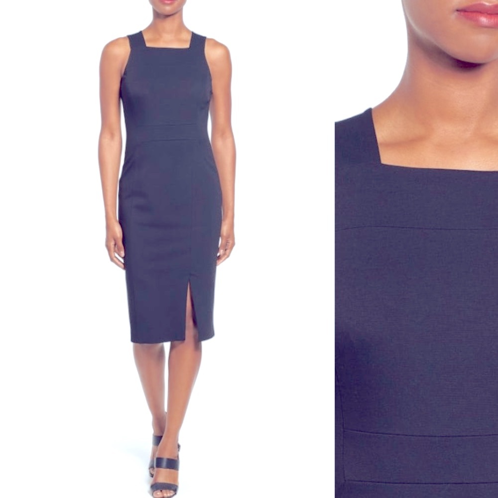 Classiques Entier Ponte Sheath Dress